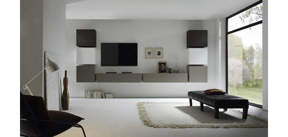 Cube TV wandmeubel Ten Benvenuto Design Cube TV wandmeubel Ten