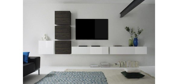 Cube TV wandmeubel Combi Benvenuto Design Cube TV wandmeubel Combi
