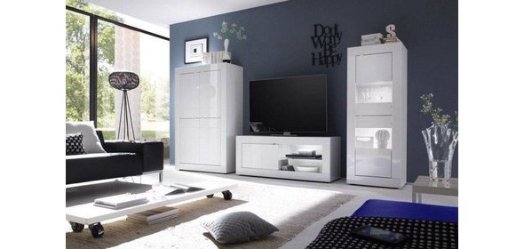 Modena TV meubel Small HG Wit Benvenuto Design Modena TV meubel Small HG Wit