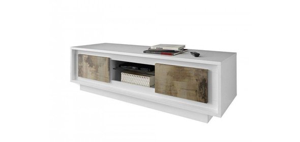 Sky TV meubel Wit/Eiken Benvenuto Design Sky TV meubel Wit/Eiken