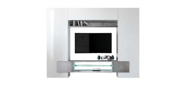 Incastro TV Wandmeubel Beton Benvenuto Design Incastro TV Wandmeubel Beton