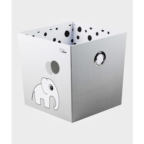 Done by Deer Done by Deer Stacking box, Happy dots, grey Done by Deer Done by Deer Stacking box, Happy dots, grey