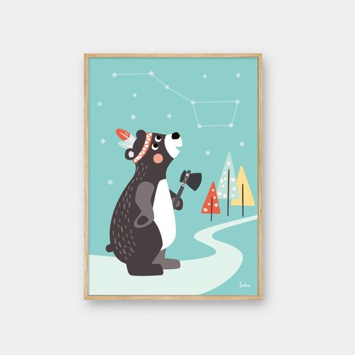 Julica Glow in the dark poster Great Bear Julica Glow in the dark poster Great Bear