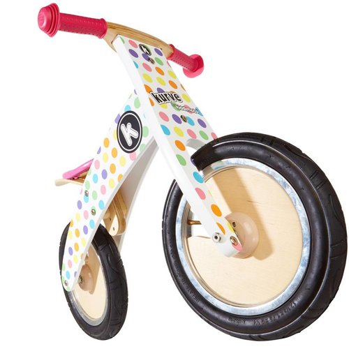 Kiddimoto Loopfiets Pastel Dotty +3Y Kiddimoto Loopfiets Pastel Dotty +3Y