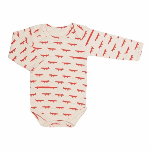 Trixie Trixie romper Red Crocodiles lange mouwen Trixie Trixie romper Red Crocodiles lange mouwen