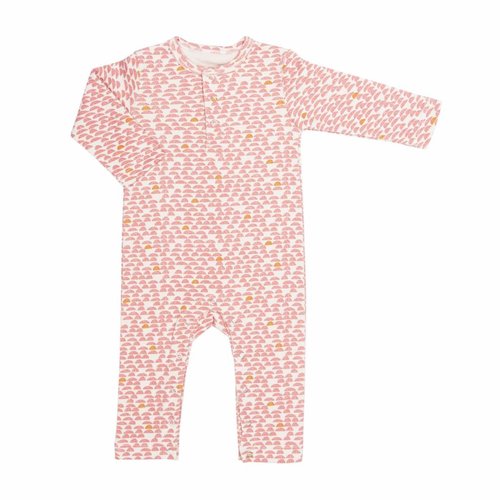 Trixie Trixie Onesie - Jumpsuit Pebble Pink lange mouwen Trixie Trixie Onesie - Jumpsuit Pebble Pink lange mouwen