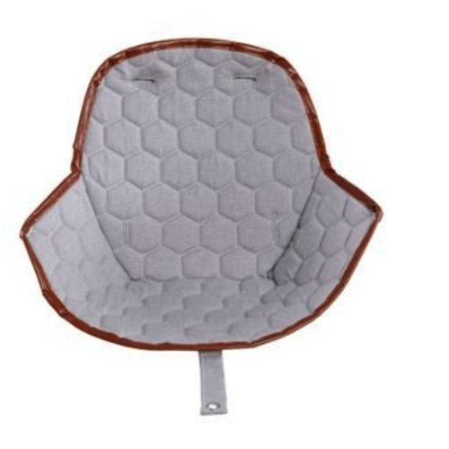 Ovo Ovo highchair - stoel kussen grijs honingraat Ovo Ovo highchair - stoel kussen grijs honingraat