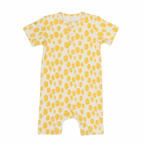 Trixie Trixie Onesie - Jumpsuit Balloon Yellow korte mouwen Trixie Trixie Onesie - Jumpsuit Balloon Yellow korte mouwen