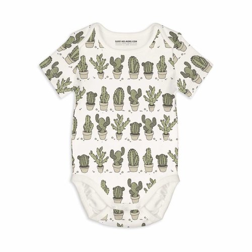 Sleep No More Sleep No More CAN'T TOUCH THIS Cactus Romper korte mouwen Sleep No More Sleep No More CAN'T TOUCH THIS Cactus Romper korte mouwen