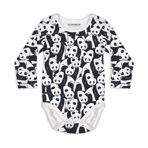 Sleep No More Sleep No More YOU CAN'T SIT WITH US Panda Romper lange mouwen Sleep No More Sleep No More YOU CAN'T SIT WITH US Panda Romper lange mouwen