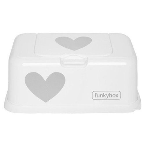 Funky Box Wit Zilveren Hart Funky Box Wit Zilveren Hart