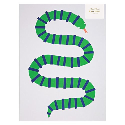 Meri Meri Jungle Art Print Poster 2 stuks Meri Meri Jungle Art Print Poster 2 stuks