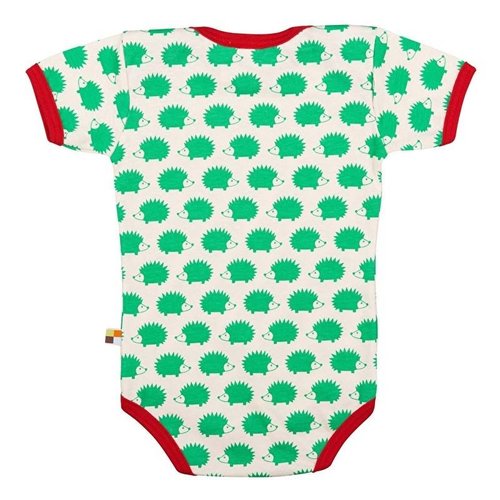Loud and Proud Loud and Proud romper Egel korte mouw groen Loud and Proud Loud and Proud romper Egel korte mouw groen