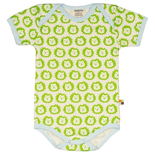 Loud and Proud Loud and Proud romper Leeuw korte mouw limegroen Loud and Proud Loud and Proud romper Leeuw korte mouw limegroen