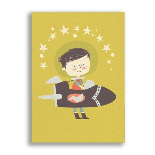 Ansichtkaart Rocket Boy Ansichtkaart Rocket Boy