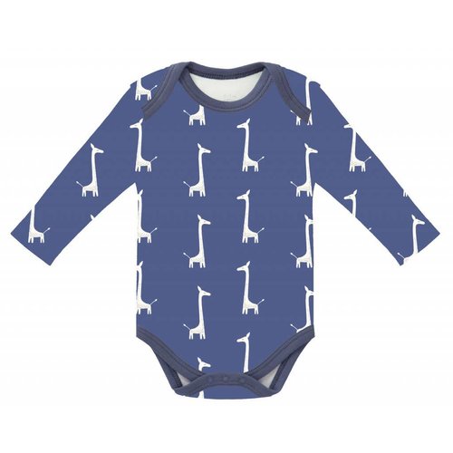 Fresk Fresk romper Giraf Indigo Blue lange mouw Fresk Fresk romper Giraf Indigo Blue lange mouw