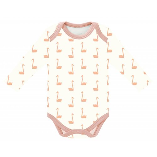 Fresk Fresk romper Swan pale Peach lange mouw Fresk Fresk romper Swan pale Peach lange mouw