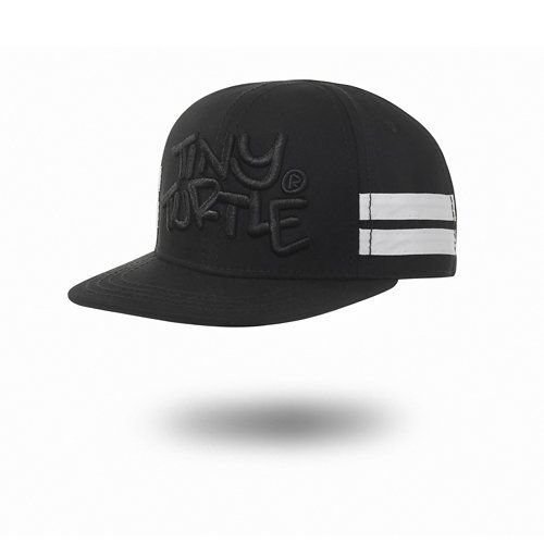 Tiny Turtle Cap Highback Black Stripes Tiny Turtle Cap Highback Black Stripes