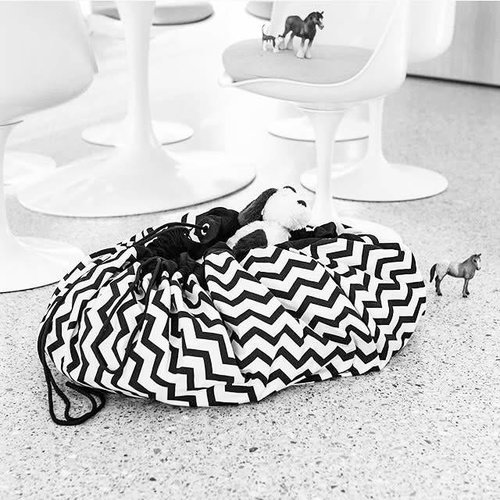 Play & Go Speelkleed Zwart/wit zigzag streep Play & Go Speelkleed Zwart/wit zigzag streep