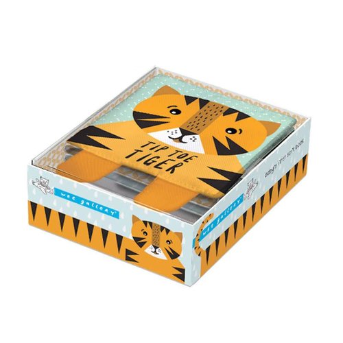 Wee Gallery Wee Gallery Soft Book Tip Toe Tiger Wee Gallery Wee Gallery Soft Book Tip Toe Tiger