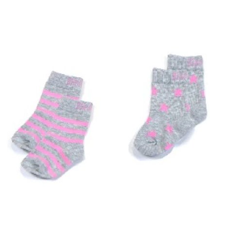 Blade & Rose sokjes Marl grey&pink Blade & Rose sokjes Marl grey&pink