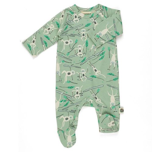 Onnolulu Pyjama met voetjes Monkey Onnolulu Pyjama met voetjes Monkey