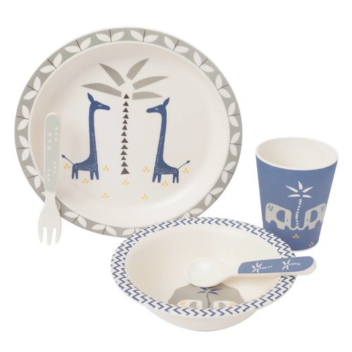 Fresk Fresk Dinner set bamboo Giraf Fresk Fresk Dinner set bamboo Giraf