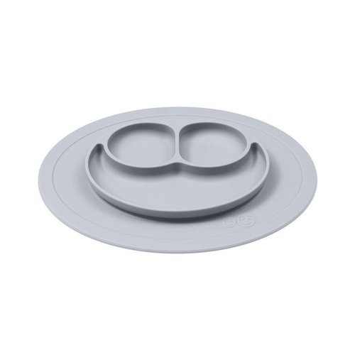 EZPZ EZPZ Mini mat Placemat & plate in one Pewter/ Lichtgrijs EZPZ EZPZ Mini mat Placemat & plate in one Pewter/ Lichtgrijs
