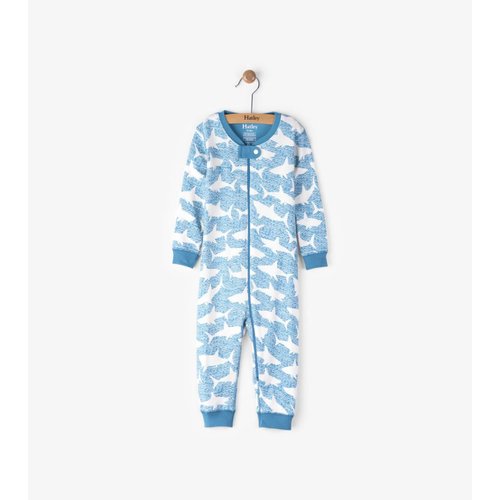 Hatley Shark Alley Pyjama zonder voet Hatley Shark Alley Pyjama zonder voet