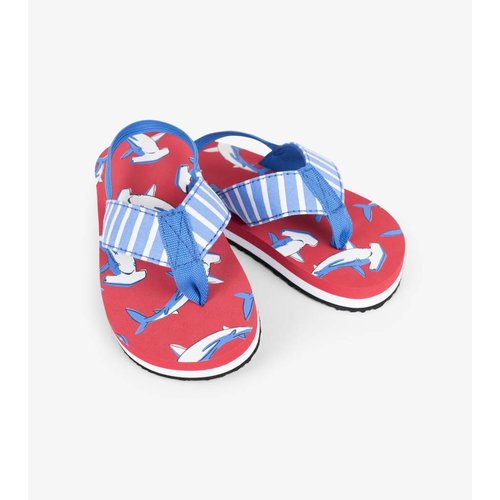 Hatley Hatley Flip flops Loop the Looping Hammerheads maat 24 - 2/4 jaar Hatley Hatley Flip flops Loop the Looping Hammerheads maat 24 - 2/4 jaar