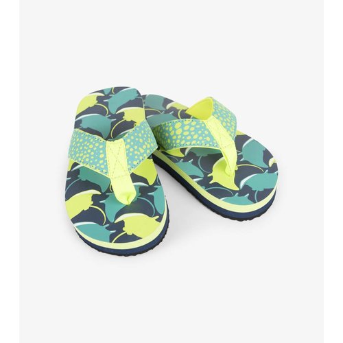Hatley Hatley Flip flops Friendly Manta Rays maat 24 - 2/4 jaar Hatley Hatley Flip flops Friendly Manta Rays maat 24 - 2/4 jaar