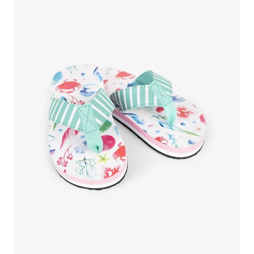 Hatley Hatley Flip flops Ocean Treasures maat 24 - 2/4 jaar Hatley Hatley Flip flops Ocean Treasures maat 24 - 2/4 jaar