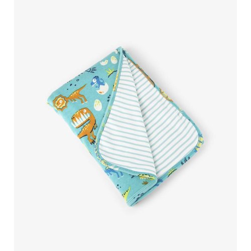 Hatley Dinosaur Land Babydeken 89 x 89 cm Hatley Dinosaur Land Babydeken 89 x 89 cm