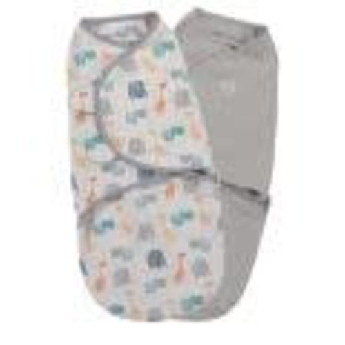 SwaddleMe 2-pack Bohemian jungle small (0-3 maanden) SwaddleMe 2-pack Bohemian jungle small (0-3 maanden)