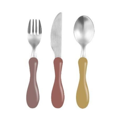 Sebra Sebra bestekset clay red Sebra Sebra bestekset clay red