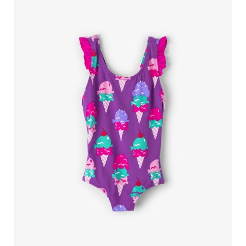 Hatley Ice cream treats Ruche Badpak met UV bescherming factor 50+ Hatley Ice cream treats Ruche Badpak met UV bescherming factor 50+