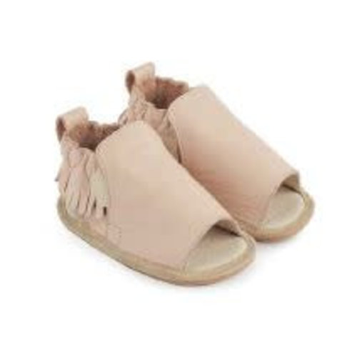 Boumy Boumy leren zomer slofjes open teen Noa Pastel Pink Leather Boumy Boumy leren zomer slofjes open teen Noa Pastel Pink Leather