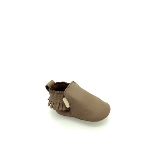 Boumy Boumy leren slofjes Bao Dark Brown Leather Boumy Boumy leren slofjes Bao Dark Brown Leather