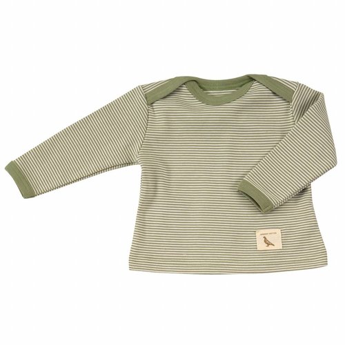 Pigeon Pigeon Shirt Green Stripe lange mouwen Pigeon Pigeon Shirt Green Stripe lange mouwen