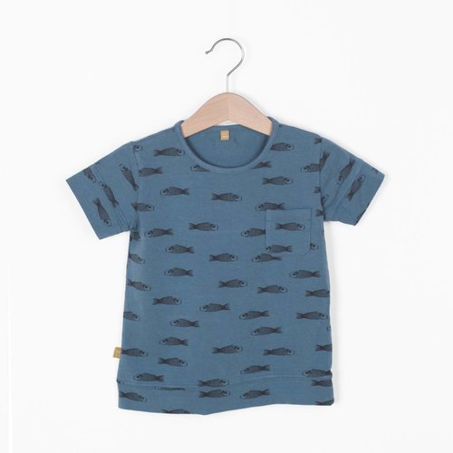 Lotiekids Lotiekids T-shirt Fishes Lake Blue Lotiekids Lotiekids T-shirt Fishes Lake Blue