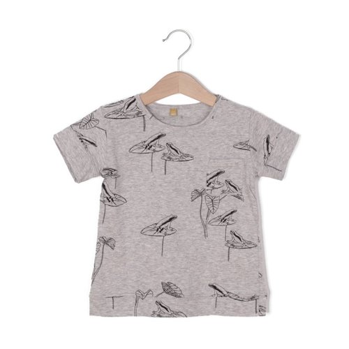 Lotiekids Lotiekids T-shirt Frogs Grey melange Lotiekids Lotiekids T-shirt Frogs Grey melange