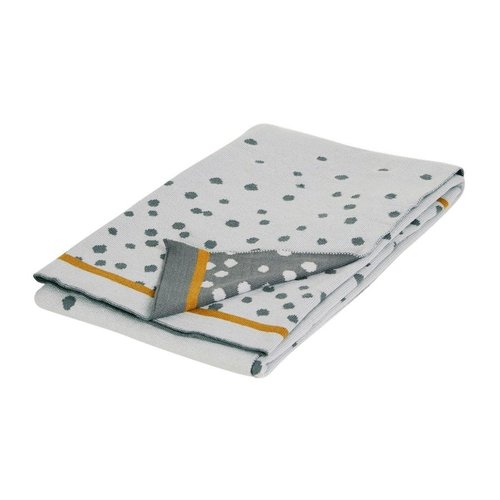Done by Deer Done by deer babydeken happy dots grey 80x100 Done by Deer Done by deer babydeken happy dots grey 80x100