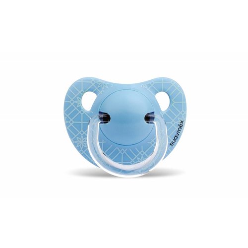 Suavinex Suavinex speen anatomisch 0 - 6 m Weave Blue Suavinex Suavinex speen anatomisch 0 - 6 m Weave Blue