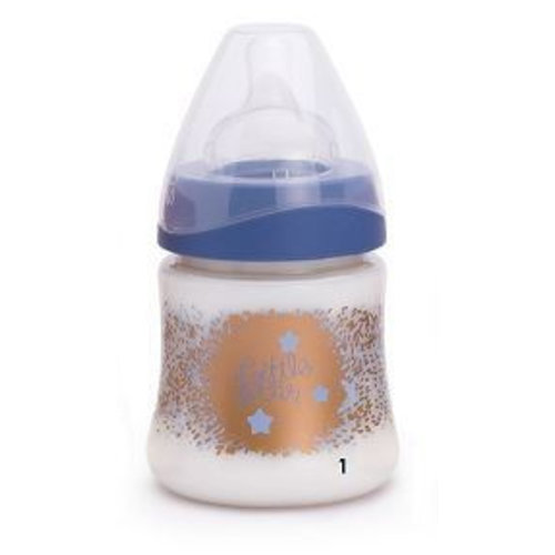 Suavinex Suavinex Haute Couture 3 fase fles 150 ml Donkerblauw Suavinex Suavinex Haute Couture 3 fase fles 150 ml Donkerblauw