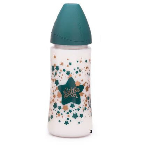 Suavinex Suavinex Haute Couture 3 fase fles 360 ml Groenblauw Suavinex Suavinex Haute Couture 3 fase fles 360 ml Groenblauw
