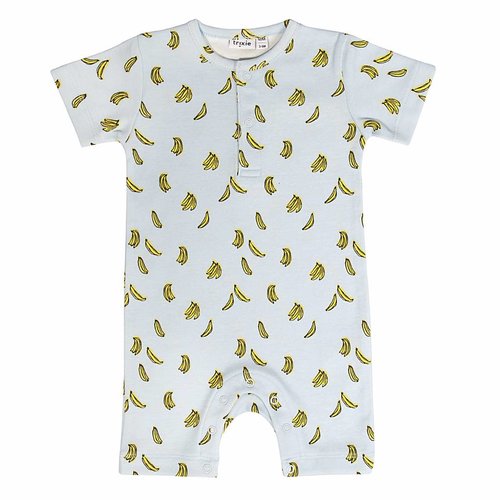 Trixie Trixie Onesie - Jumpsuit Bananas korte mouwen Trixie Trixie Onesie - Jumpsuit Bananas korte mouwen