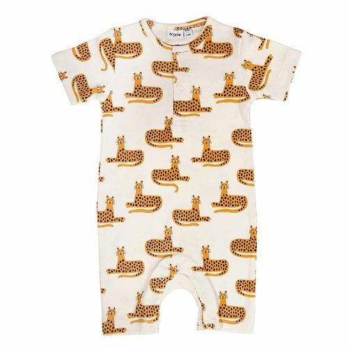 Trixie Trixie Onesie - Jumpsuit Cheetah korte mouwen Trixie Trixie Onesie - Jumpsuit Cheetah korte mouwen