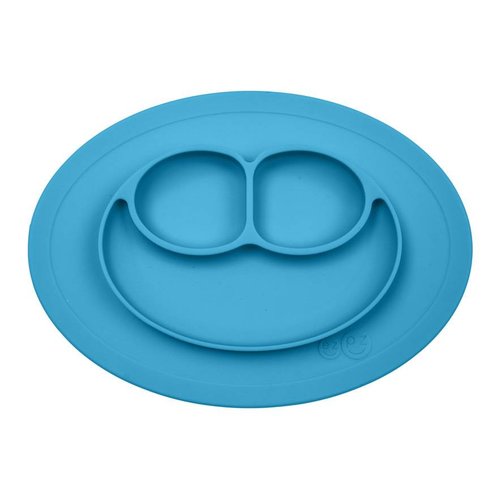 EZPZ EZPZ Mini mat Placemat & plate in one Blue/ blauw EZPZ EZPZ Mini mat Placemat & plate in one Blue/ blauw
