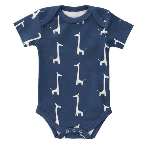 Fresk Fresk romper Giraf Indigo Blue korte mouw Fresk Fresk romper Giraf Indigo Blue korte mouw