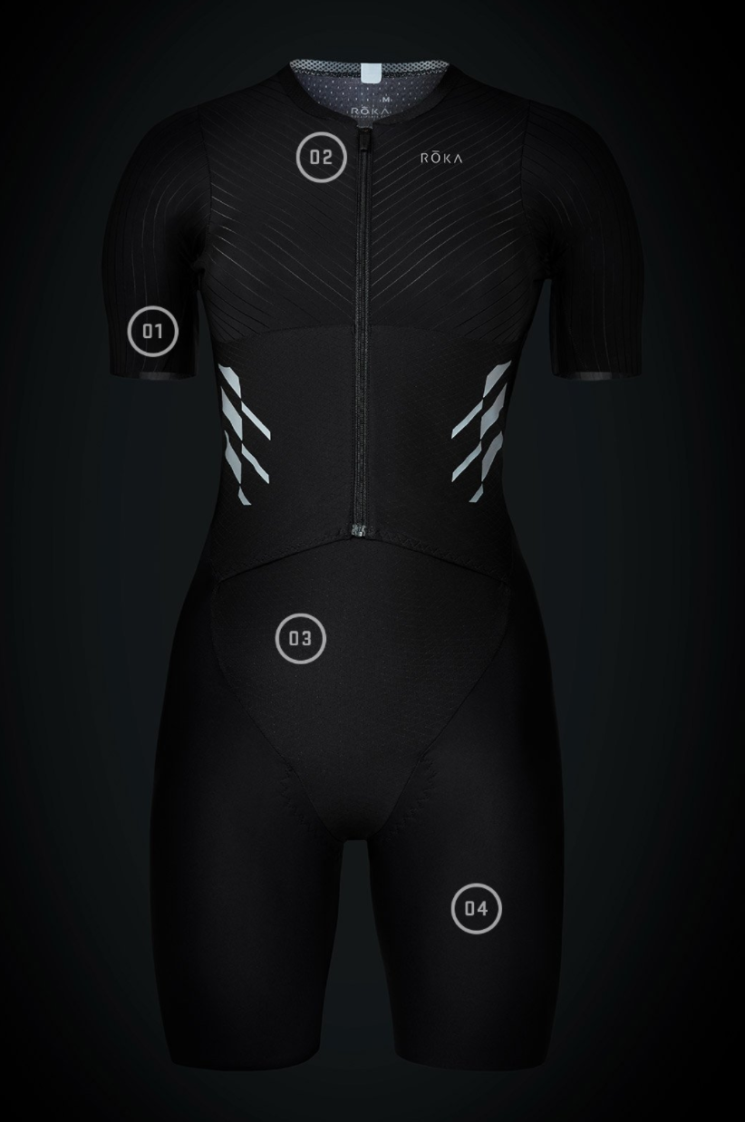 Roka Trisuit Femme Manches Courtes